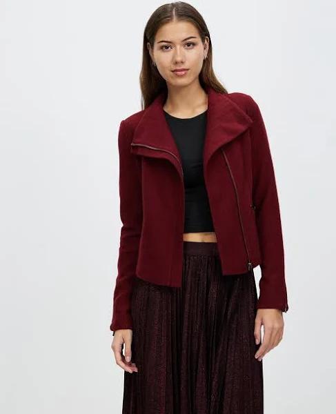 Marcs Lani Felted Wool Jacket in Rocket Red 6