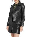 Marcs Miyu Leather Biker Jacket in Black 8