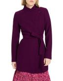 Marcs Ruby Felted Wool Coat in Plum 16