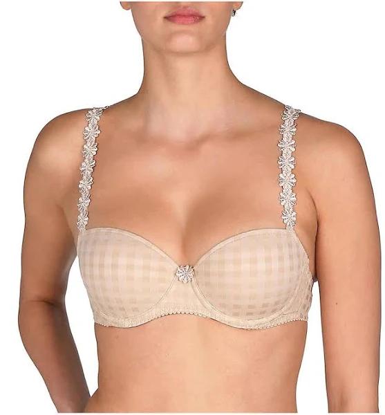 Marie Jo Avero 0100419 Women's Caffe Latte Beige Padded Balcony Bra
