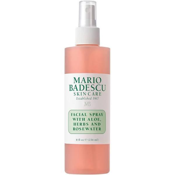 Mario Badescu Facial Spray with Aloe, Herbs and Rose Water for All Skin Types, 8 fl oz
