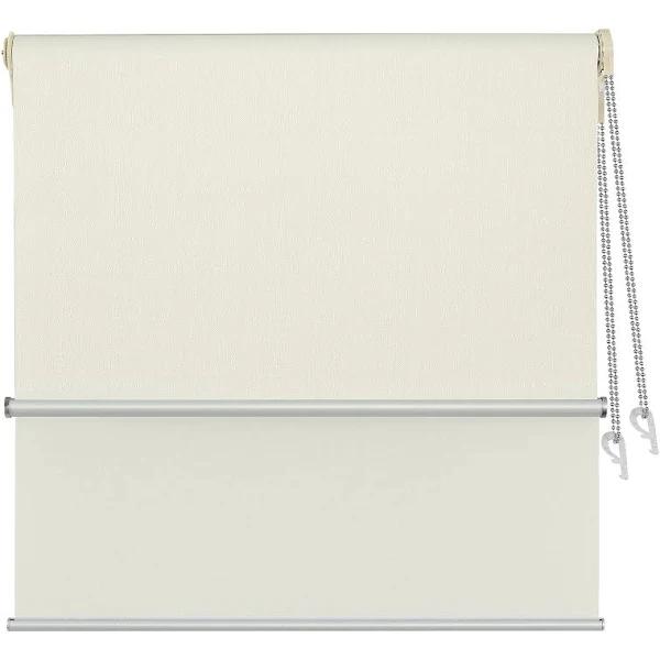 Markisol 120 x 240cm Hilton Indoor Day and Night Roller Blind - Ivory