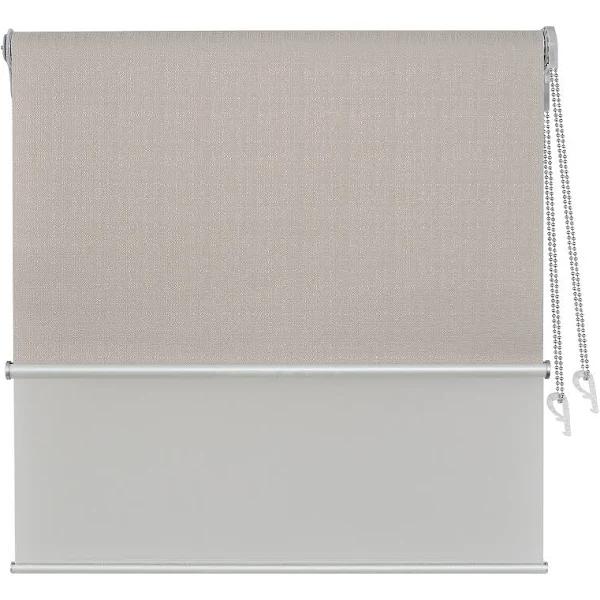 Markisol 150 x 240cm Hilton Indoor Day and Night Roller Blind - Quartz