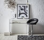 Mars Bar Stool White