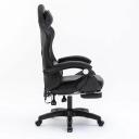 Mason Taylor 908 Racing Gaming Chair with RGB LED Lights Belt PVC Leather Seat - Green