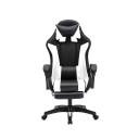 Mason Taylor 908 Racing Gaming Chair with RGB LED Lights Belt PVC Leather Seat - Green
