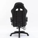 Mason Taylor 908 Racing Gaming Chair with RGB LED Lights Belt PVC Leather Seat - Green