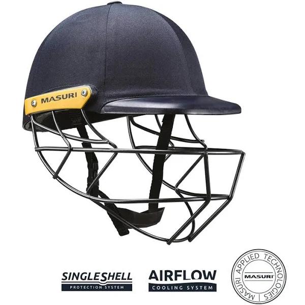 Masuri C Line Plus Steel Senior Helmet Senior Large ( 610- 640 mm ) / Navy