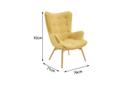 Matt Blatt Featherston Contour Armchair Replica (Mustard)