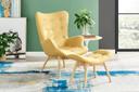 Matt Blatt Featherston Contour Armchair Replica (Mustard)