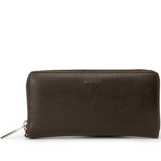 Matt & Nat Elm Continental Wallet Vintage - Espresso