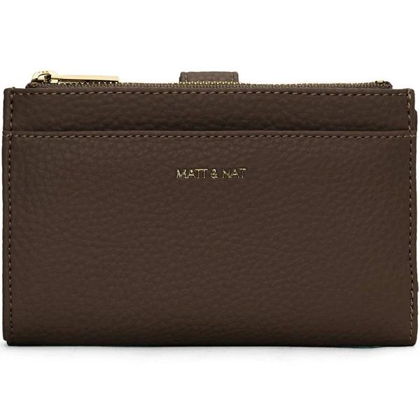 MATT & NAT MOTIVSM - Small Wallet Chocolate