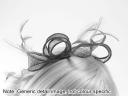 Max and Ellie Sinamay Fascinator in Tobacco (Brown)