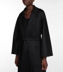 Max Mara Cashmere Labbro Coat - Black - 50