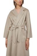 Max Mara Cashmere Ludmilla Wrap-around Coat - Beige - 44