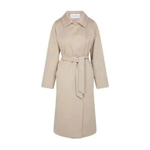 Max Mara Cashmere Ludmilla Wrap-around Coat - Beige - 44