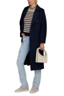Max Mara Double-Breasted Coat - Blue - 36