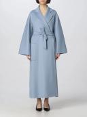 Max Mara, Ludmilla Wool and Cashmere Coat, Women, Blue, S-M, Coats