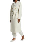Max Mara Madame Icon Coat - White - 44