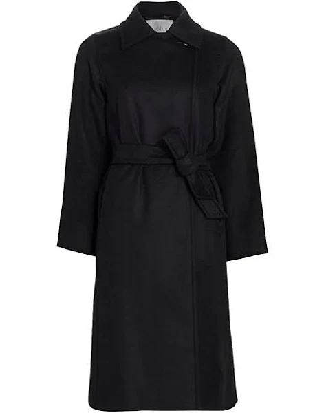 Max Mara - MANUELA camelhair Coat, Women , Black