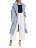 Max Mara Teddy Icon Coat - Blue - M