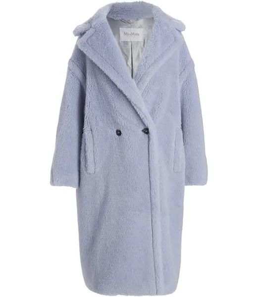 Max Mara Teddy Icon Coat - Blue - XS