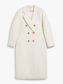 Max Mara Women 101801 Madame Icon Coat 021 White / 4