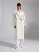 Max Mara Women 101801 Madame Icon Coat 021 White / 4