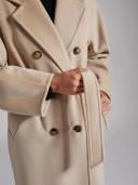 Max Mara Women 101801 Madame Icon Coat 032 Sand / 2