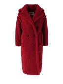 Max Mara Women's Teddy Coat in Red, Size Small | END. Clothing