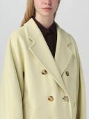 Max Mara Wool-Cashmere Pea Coat - Yellow - 38