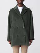 Maxmara Short Casual Style Wool Plain Party Style Office Style, Brown, IT42