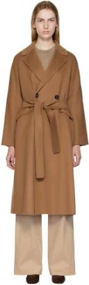 Maxmara Womens Coats, Beige, 34