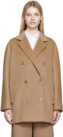 Maxmara Womens Coats, Beige, 34