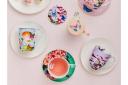 Maxwell & Williams Gabby Malpas Posey Breakfast Cup & Saucer 400ml - Camellia Dreams