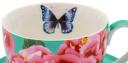 Maxwell & Williams Gabby Malpas Posey Breakfast Cup & Saucer 400ml - Camellia Dreams
