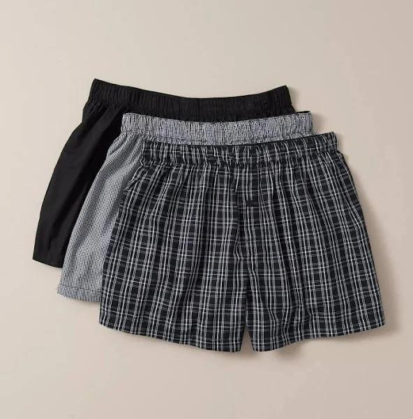 Maxx 3 Pack Woven Boxers