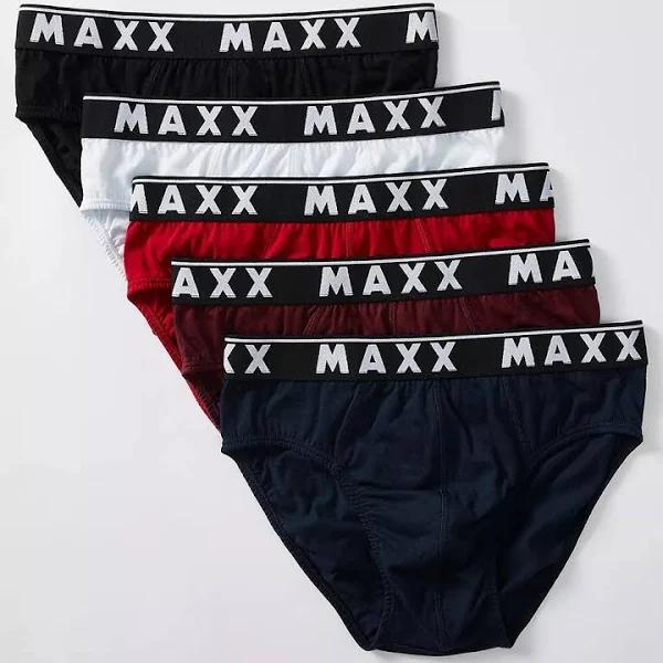 Maxx 5 Pack Hipster Briefs | White