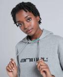 Maya Womens Organic Hoodie - Grey