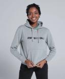 Maya Womens Organic Hoodie - Grey