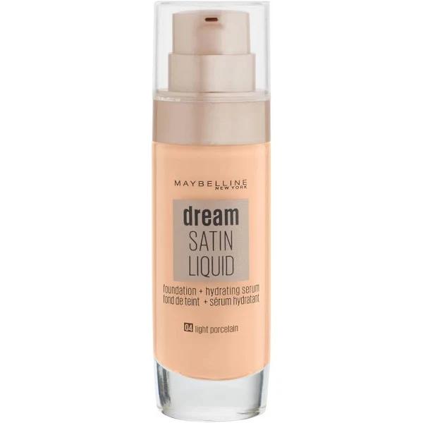 Maybelline Dream Satin Liquid Foundation + Hydrating Serum 04 Light Porcelain 30ml