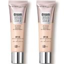 Maybelline Dream Urban Cover Makeup SPF40 30ml 112 Natural Ivory - 3 Pack