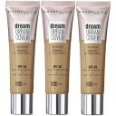 Maybelline Dream Urban Cover Makeup SPF40 30ml 112 Natural Ivory - 3 Pack