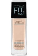 Maybelline Fit Me Matte + Poreless Liquid Foundation Makeup, Natural I