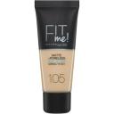 Maybelline Fit Me Matte & Poreless Mattifying Liquid Foundation - Warm Honey 322