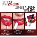 Maybelline Superstay 24 2-Step Liquid Lipstick Wear On Wildberry