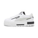 Mayze Crashed Women's Sneakers in White/Black, Size 10.5 by Puma