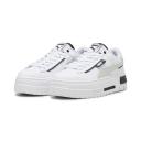 Mayze Crashed Women's Sneakers in White/Black, Size 10.5 by Puma