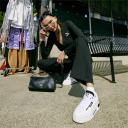 Mayze Crashed Women's Sneakers in White/Black, Size 10.5 by Puma