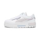 Mayze Crashed Women's Sneakers in White/Galaxy Pink, Size 8 by Puma